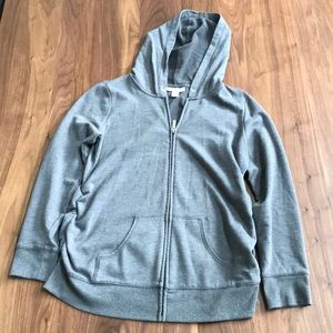 Motherhood Maternity hoodie sweatshirt jacket gray